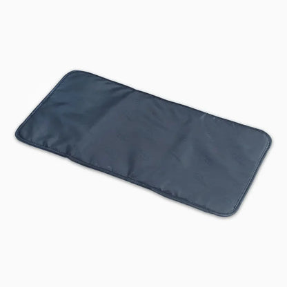 Navy blue car sunshade on a white background