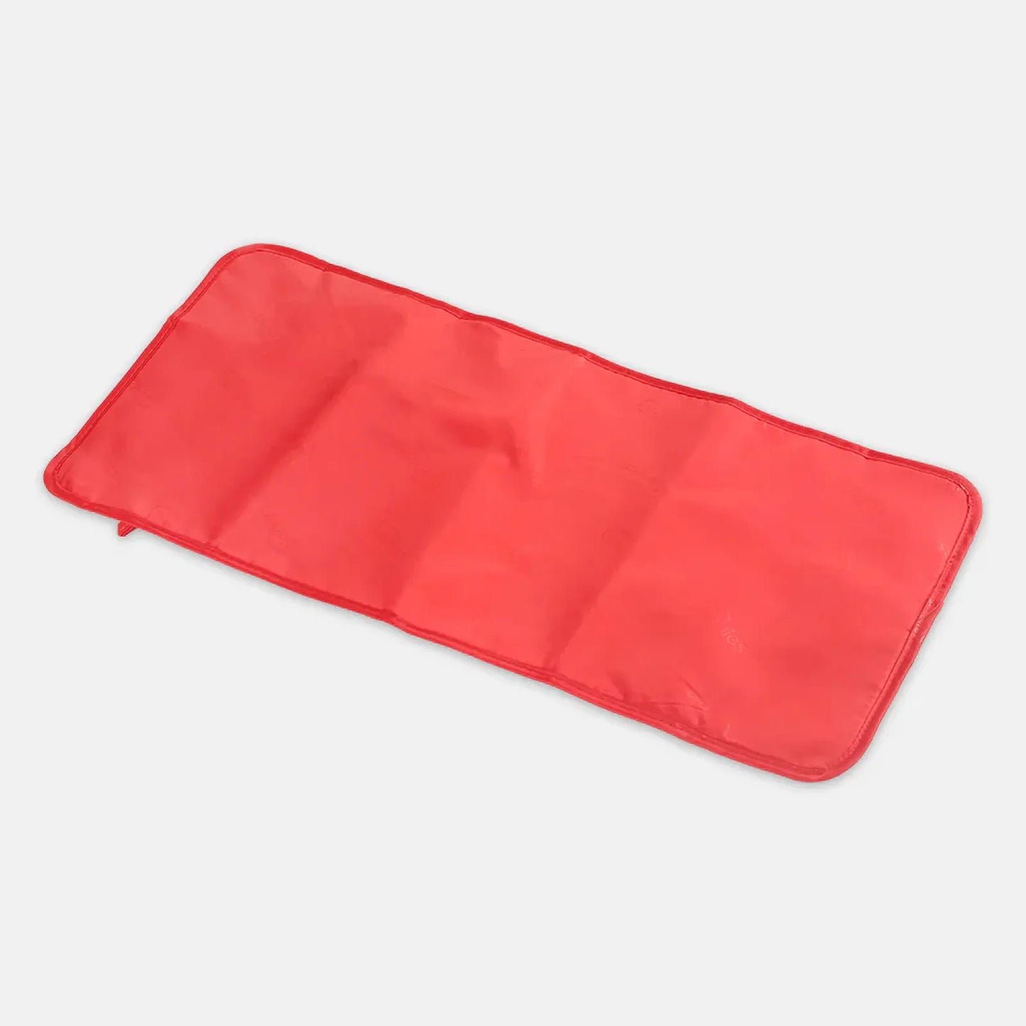 Red car sunshade on a white background