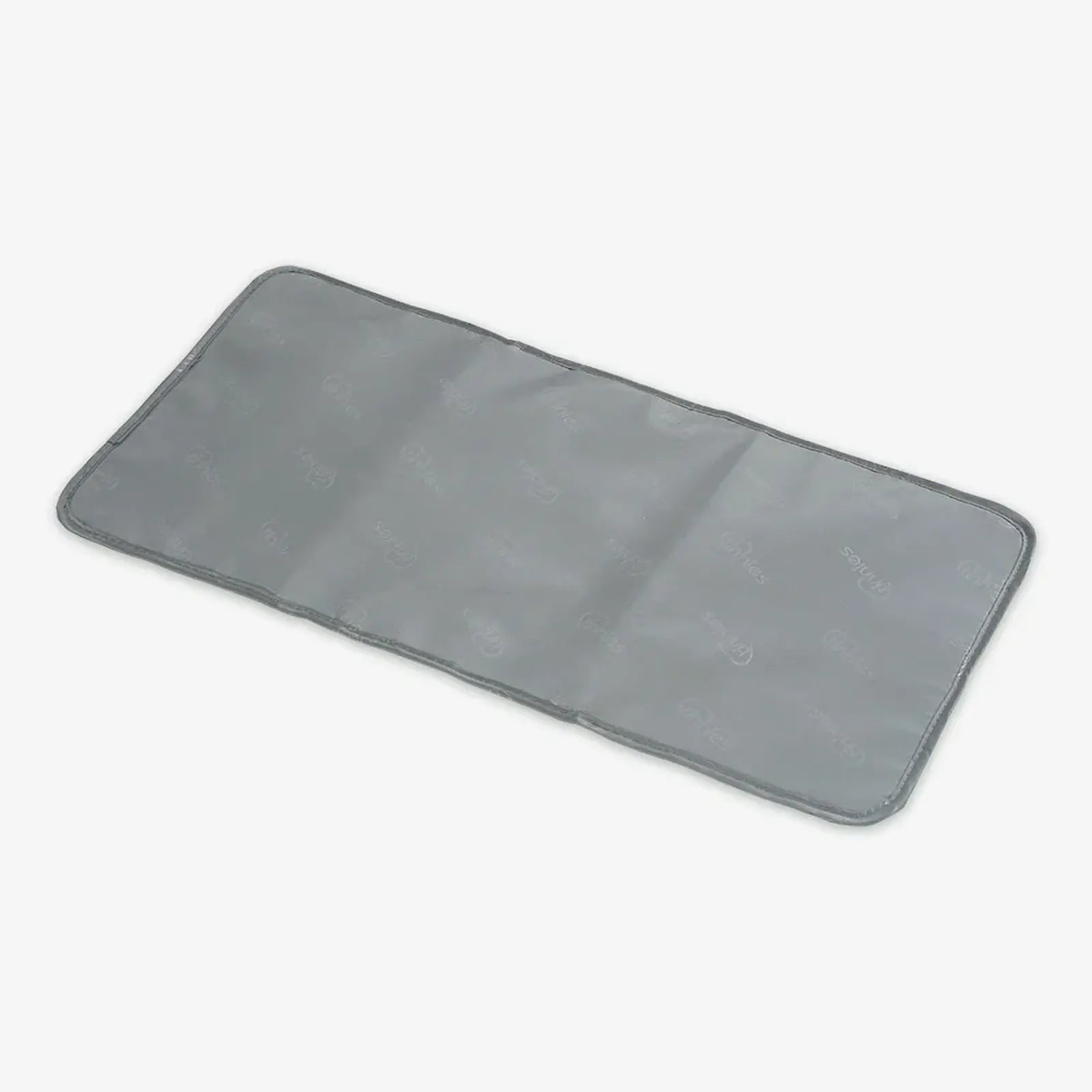 Gray bath mat on a white background