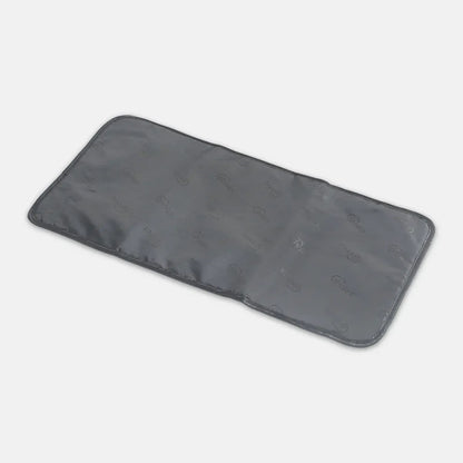 Gray car sunshade on a white background