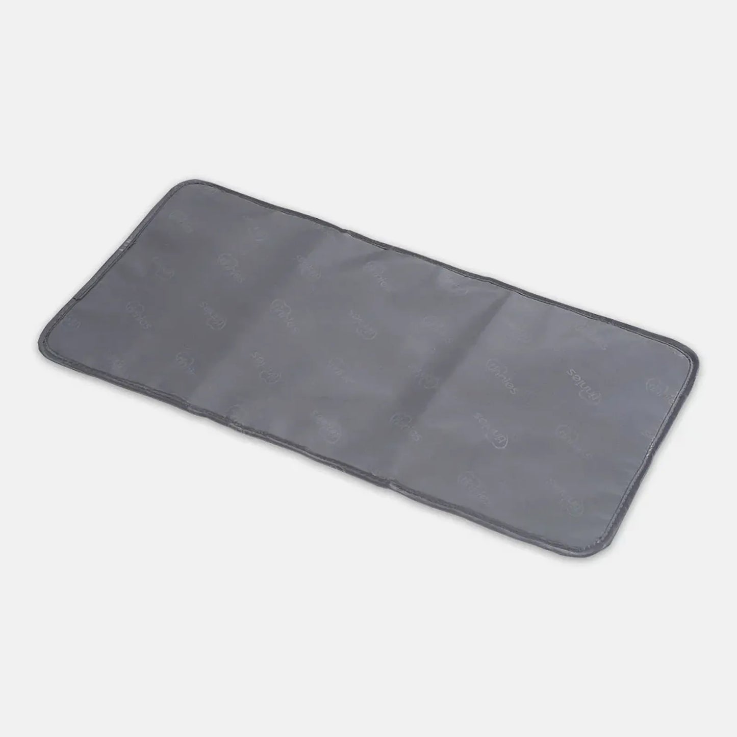 Gray car mat on a white background