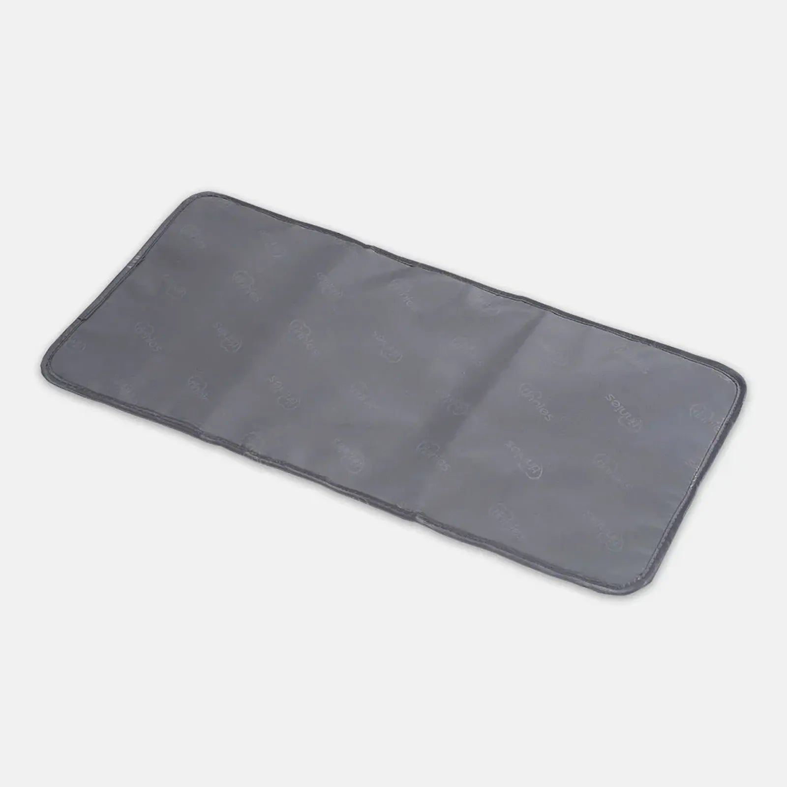Gray car mat on a white background