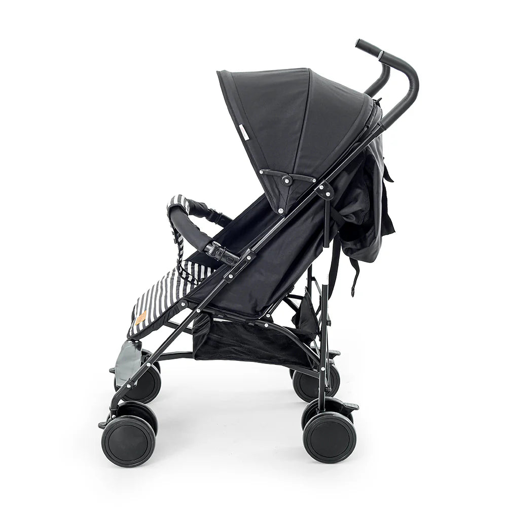 DoobleBug Den Baby Buggy - Black Stripped