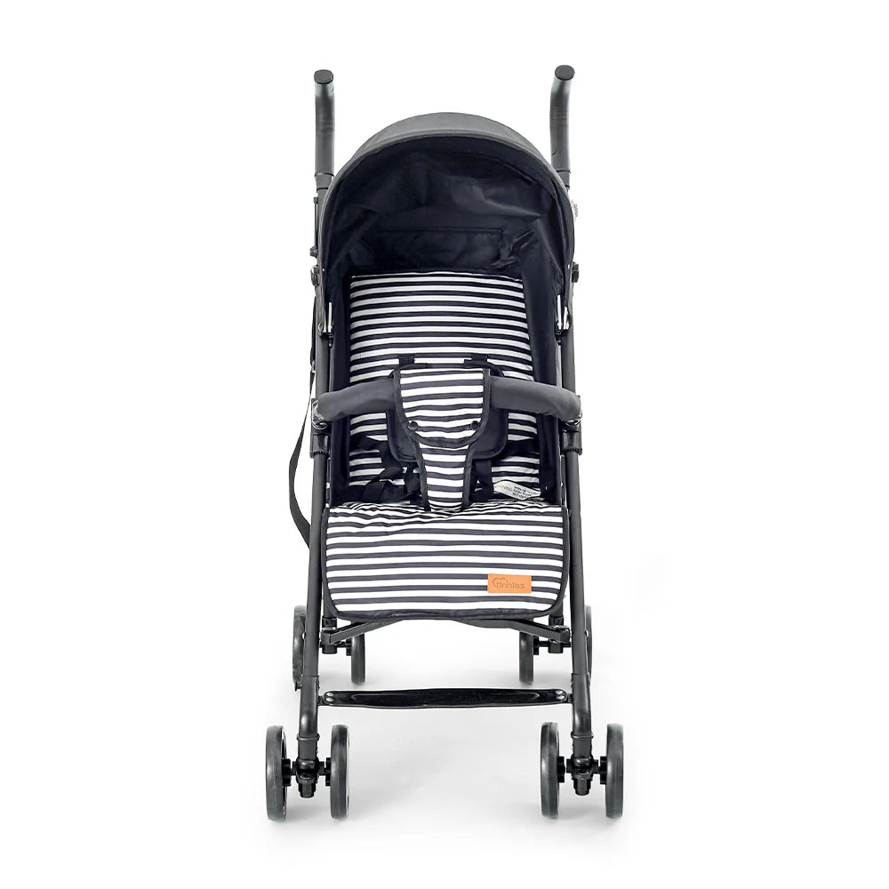 DoobleBug Den Baby Buggy - Black Stripped