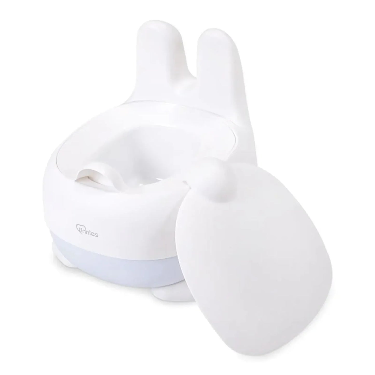 White rabbit-shaped night light on a white background