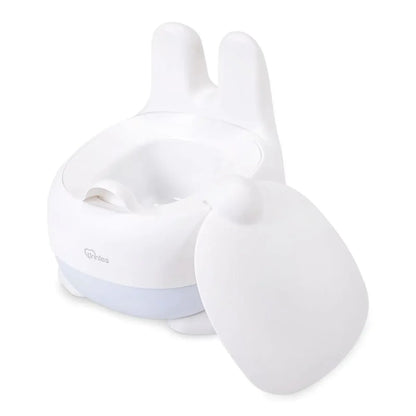 White rabbit-shaped night light on a white background