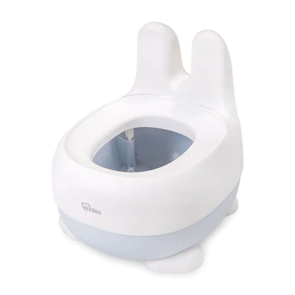 White and light blue pet potty trainer on a white background