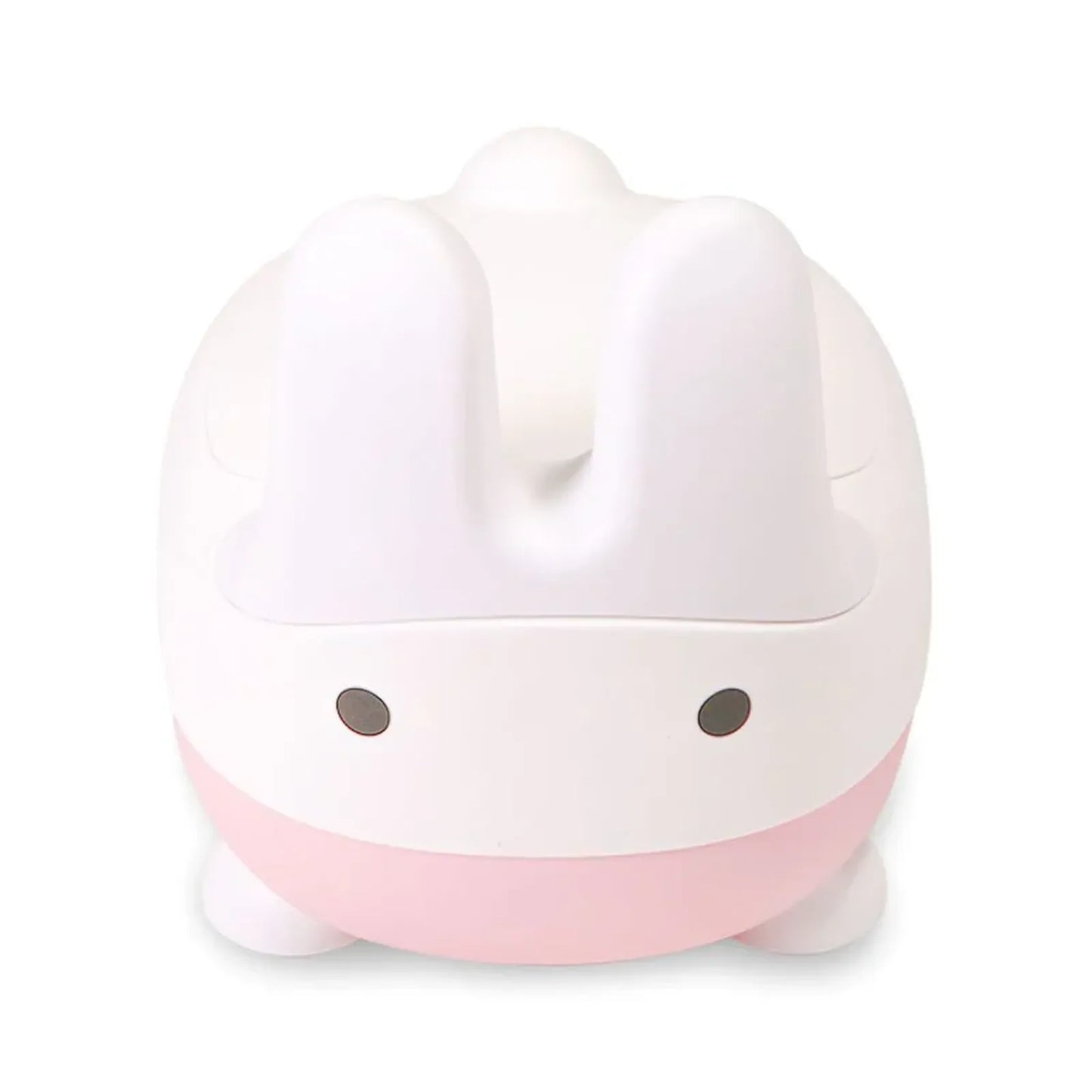 White and pink cartoon-style humidifier on a white background